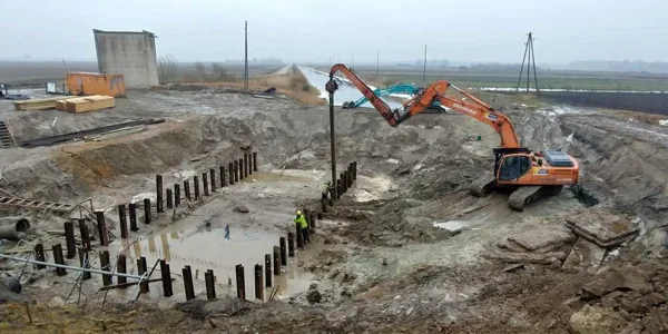 Vārpas poldera sūkņa stacija